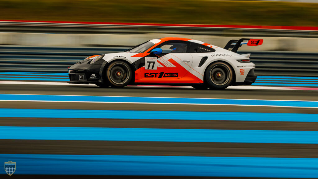porsche 992 test session at the Circuit Paul Ricard in France