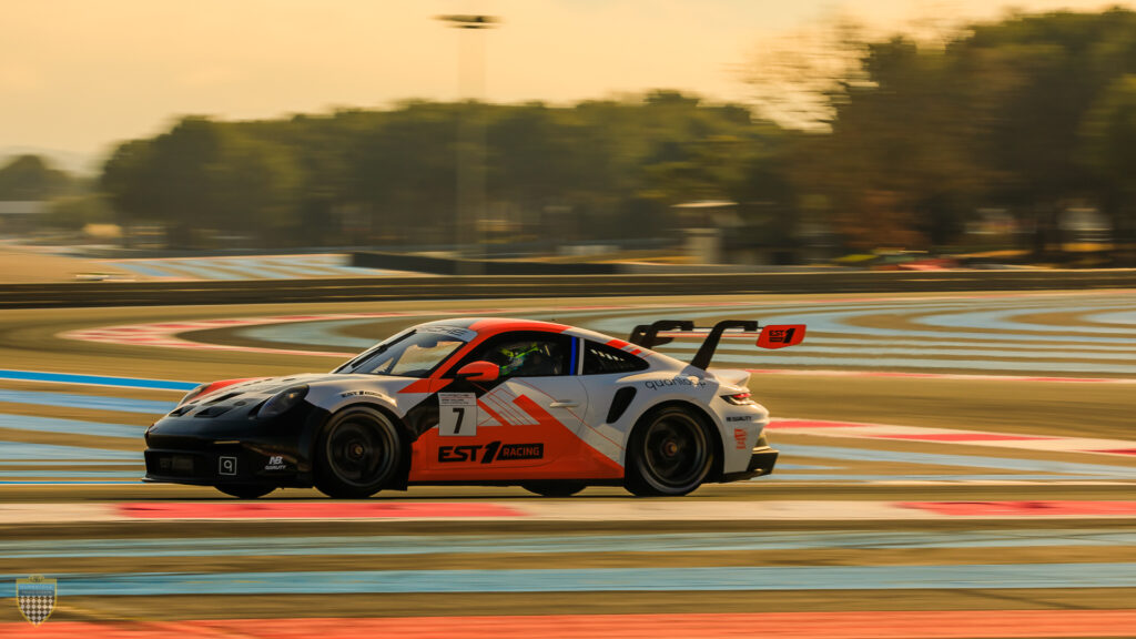 Porsche 992 GT3 Cup at the Circuit Paul Ricard in France